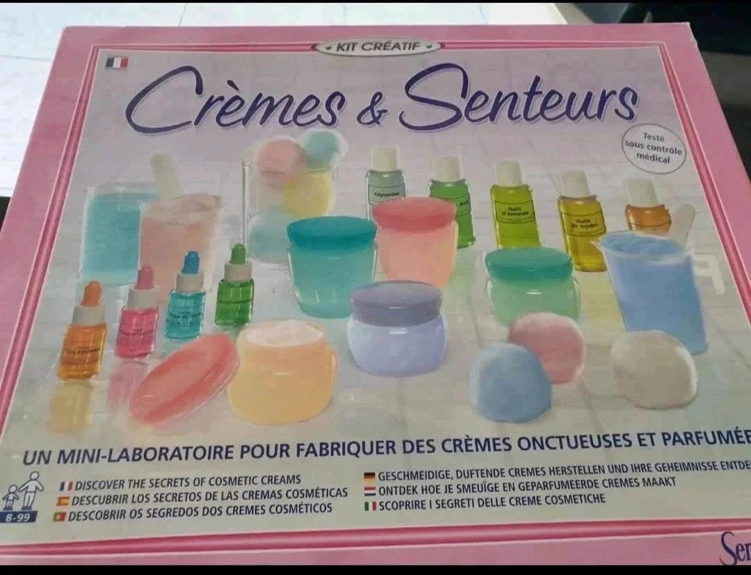 Kit creatif creme et senteur